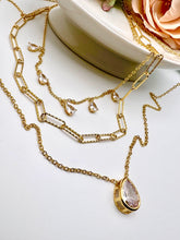 Load image into Gallery viewer, Three different sizes and layers necklace
