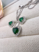 Load image into Gallery viewer, Heart princess small earrings updated jewelry set
