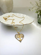 Load image into Gallery viewer, Heart-Shaped Tree of Life Necklace
