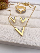 Load image into Gallery viewer, Life V selfsame gold plated jewelry set
