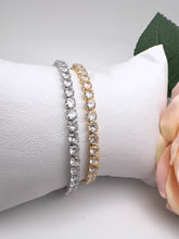 Load image into Gallery viewer, New tennis choker 4mm cz bracelet
