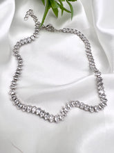 Load image into Gallery viewer, Navette  cz diamond choker necklace
