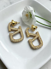 Load image into Gallery viewer, Valentina Collection cz set signature earrings
