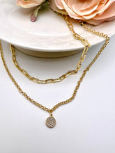 Load image into Gallery viewer, Two different sizes and layers necklace
