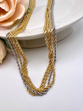 Load image into Gallery viewer, Vintage classic  rope chain 2.5 mm necklace
