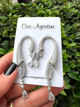 Load image into Gallery viewer, Waterfall style party earrings
