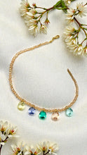 Load image into Gallery viewer, Colorful crystal pendant choker necklace
