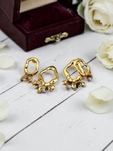 Load image into Gallery viewer, Organic-style earrings with 2-in-1 pendants
