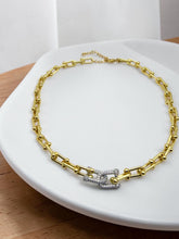 Load image into Gallery viewer, Selfsame Tiffy cz links necklace
