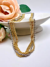 Load image into Gallery viewer, Vintage classic  rope chain 2.5 mm necklace
