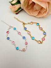 Load image into Gallery viewer, Tiffy collor cz in sequence bracelet
