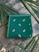 Load image into Gallery viewer, Paisley Bandana cotton scarf
