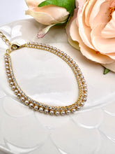 Load image into Gallery viewer, Mini pearl cz diamond bracelet
