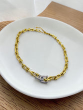 Load image into Gallery viewer, Selfsame Tiffy cz links necklace
