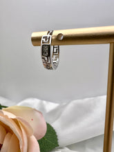 Load image into Gallery viewer, Delicate small Versa inspired hoop earrings
