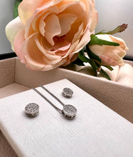 Load image into Gallery viewer, Delicate cz round Valentina jewelry set
