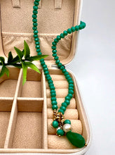 Load image into Gallery viewer, Crystal and jade amazonite necklace
