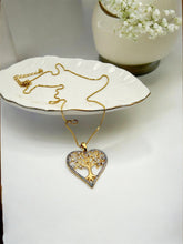Load image into Gallery viewer, Heart-Shaped Tree of Life Necklace
