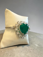Load image into Gallery viewer, Large heart bracelet Titanic inspired
