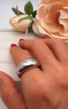 Load image into Gallery viewer, Organic high plain silver ring
