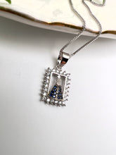 Load image into Gallery viewer, Our Lady of Aparecida square cz necklace
