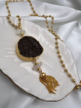 Load image into Gallery viewer, Druzy long necklace
