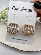 Load image into Gallery viewer, Studded 5 layers jacket earrings
