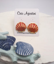 Load image into Gallery viewer, Enameled shell earrings seductive collection
