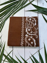 Load image into Gallery viewer, Paisley Bandana cotton scarf
