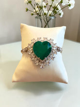 Load image into Gallery viewer, Large heart bracelet Titanic inspired
