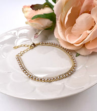 Load image into Gallery viewer, Mini pearl cz diamond bracelet
