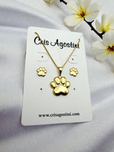 Load image into Gallery viewer, Dog paw jewelry set
