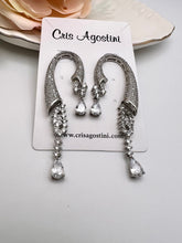 Load image into Gallery viewer, Waterfall style party earrings
