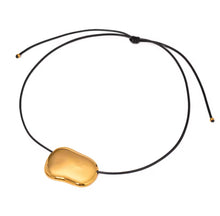Load image into Gallery viewer, Organic necklace adjustable tie style
