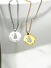 Load image into Gallery viewer, Always by my side cat necklace
