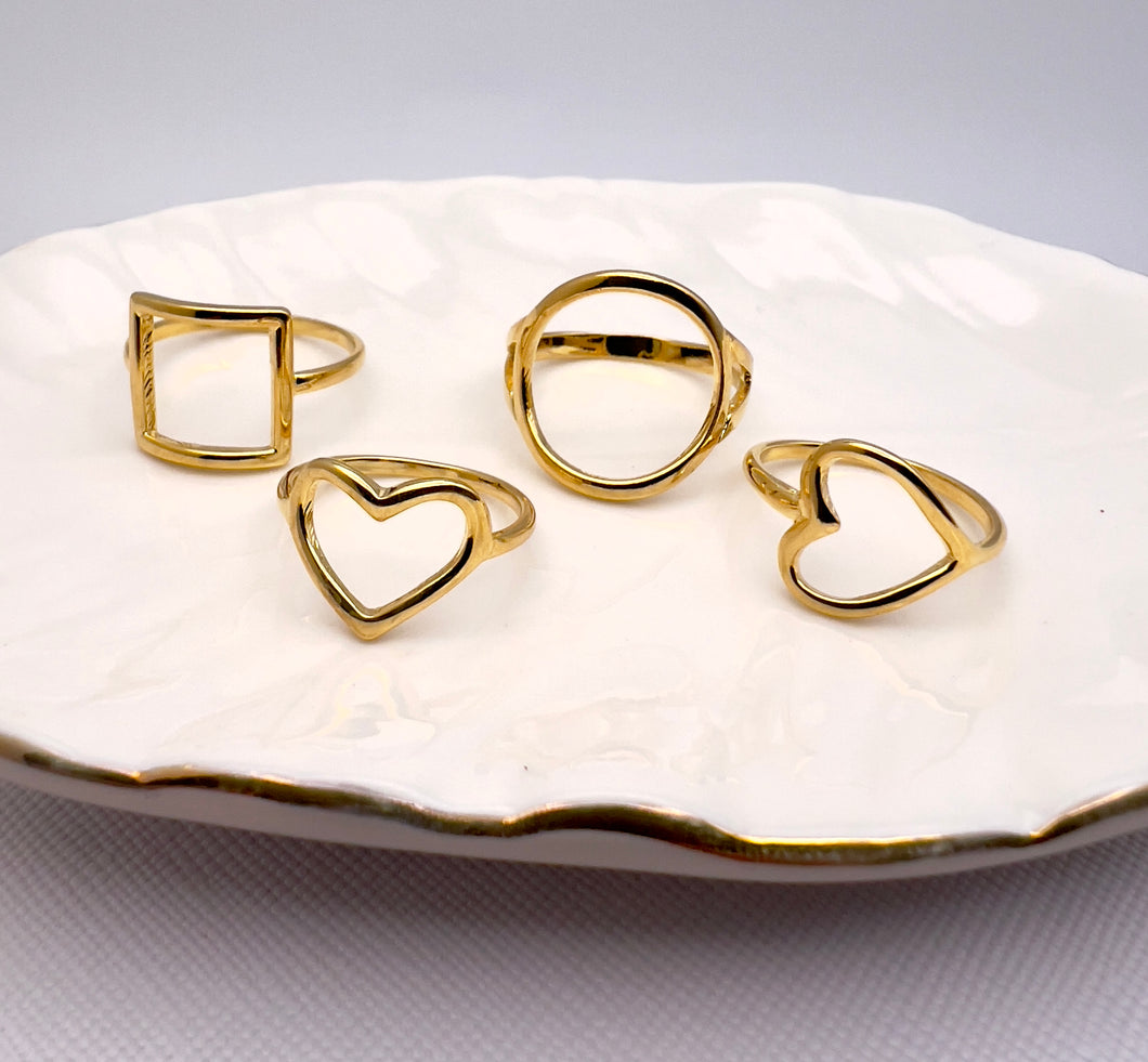 Delicate and thin geometric round rings