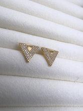 Load image into Gallery viewer, Famous brand VV triangle earrings
