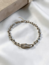 Load image into Gallery viewer, Selfsame Tiffy cz links necklace
