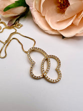 Load image into Gallery viewer, Butterfly studded cz diamond Valentina collection necklace
