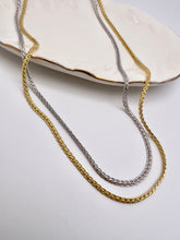 Load image into Gallery viewer, Braided herringbone choker necklace
