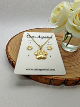 Load image into Gallery viewer, Dog paw jewelry set
