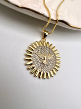 Load image into Gallery viewer, Round Holly Spirit cz necklace
