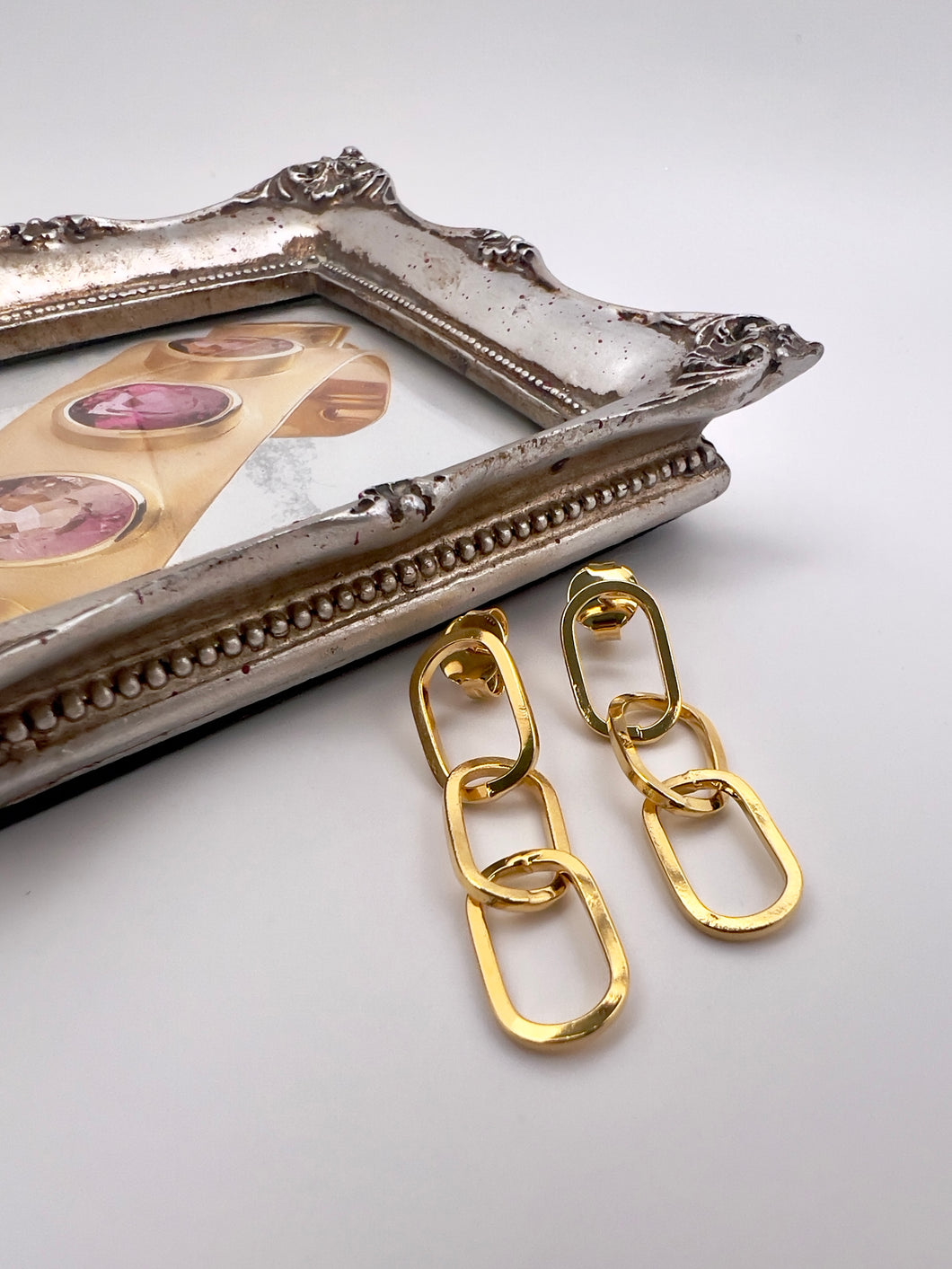 High-end 3-link earrings Valentina Collection