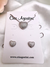 Load image into Gallery viewer, High quality small heart cz studded Valentina set
