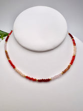 Load image into Gallery viewer, Mini crystal multicolor choker necklace
