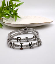Load image into Gallery viewer, Personalized cz tennis bracelet
