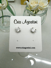 Load image into Gallery viewer, Light point zirconia diamond earrings
