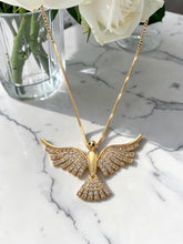 Load image into Gallery viewer, Pave studded holy spirit necklace
