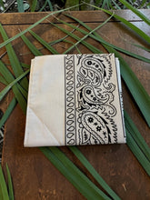 Load image into Gallery viewer, Paisley Bandana cotton scarf
