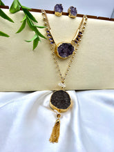 Load image into Gallery viewer, Druzy short necklace
